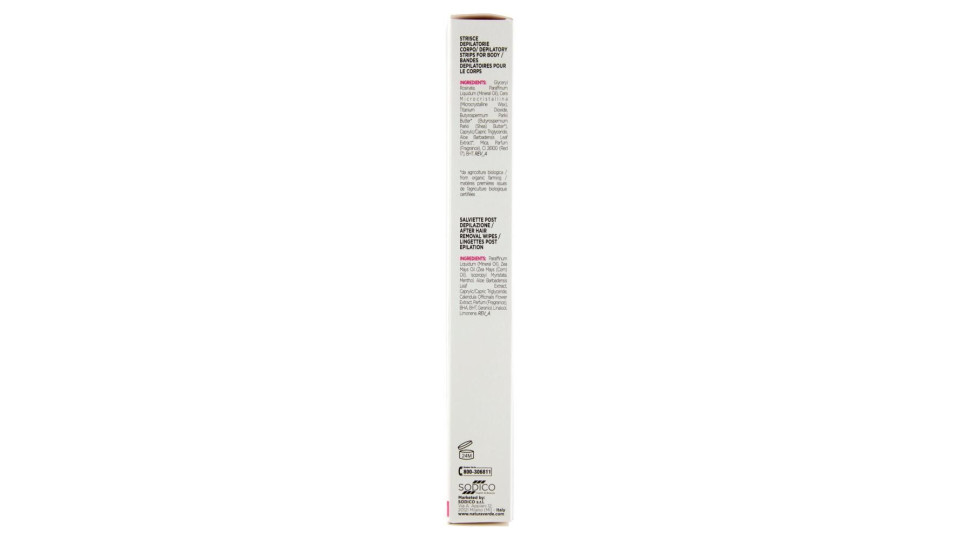 Naturaverde Strisce Depilatorie Braccia E Gambe Pelli Normali 20 Pz + 10