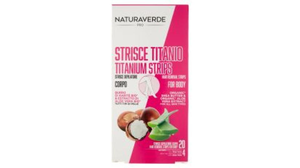 Naturaverde Strisce Depilatorie Braccia E Gambe Pelli Normali 20 Pz + 10