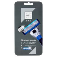 Man Sistema Rasoio 6 Lame Trattate Al Diamante* + 1 Lama Di Precisione
