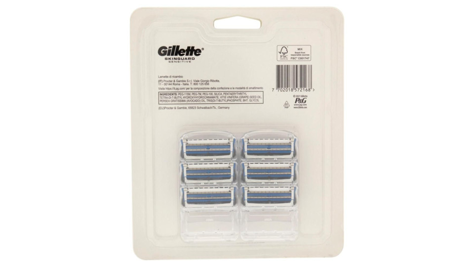 Lam.gillette Skinguar.sens.6pz