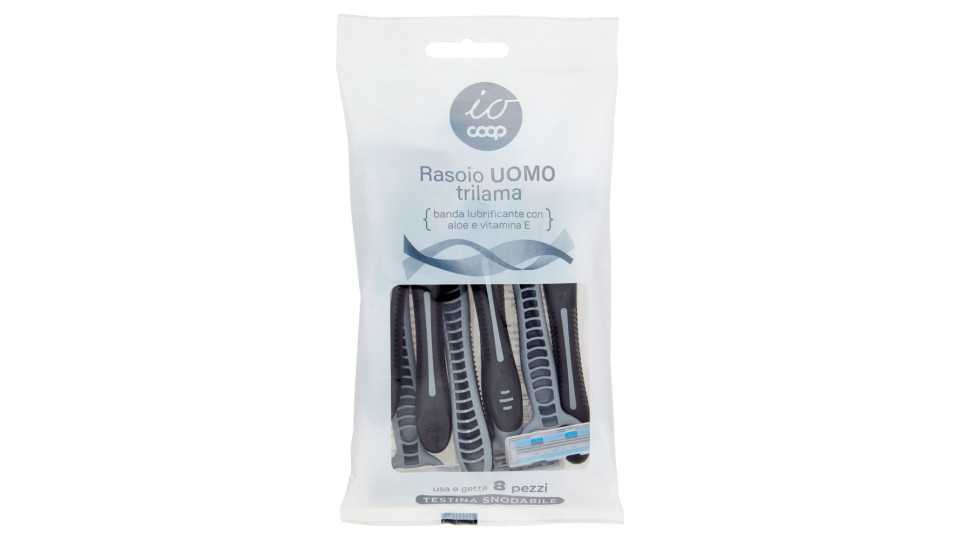 Rasoio Uomo Trilama Usa E Getta 8 Pz
