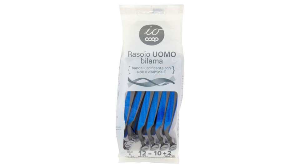Rasoio Uomo Bilama Usa E Getta 12 Pz