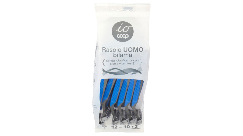 Rasoio Uomo Bilama Usa E Getta 12 Pz