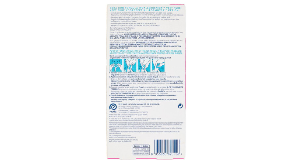 Str.dep.veet Pure Corpo 16pz