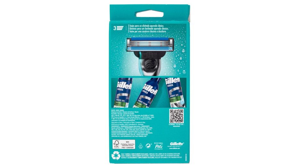 Ras.gillette Mach3 Stand.1pz