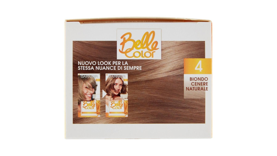 Garnier Belle Color Colore Luminoso, Tinta Per Capelli Bianchi 4 Biondo Cenere Naturale