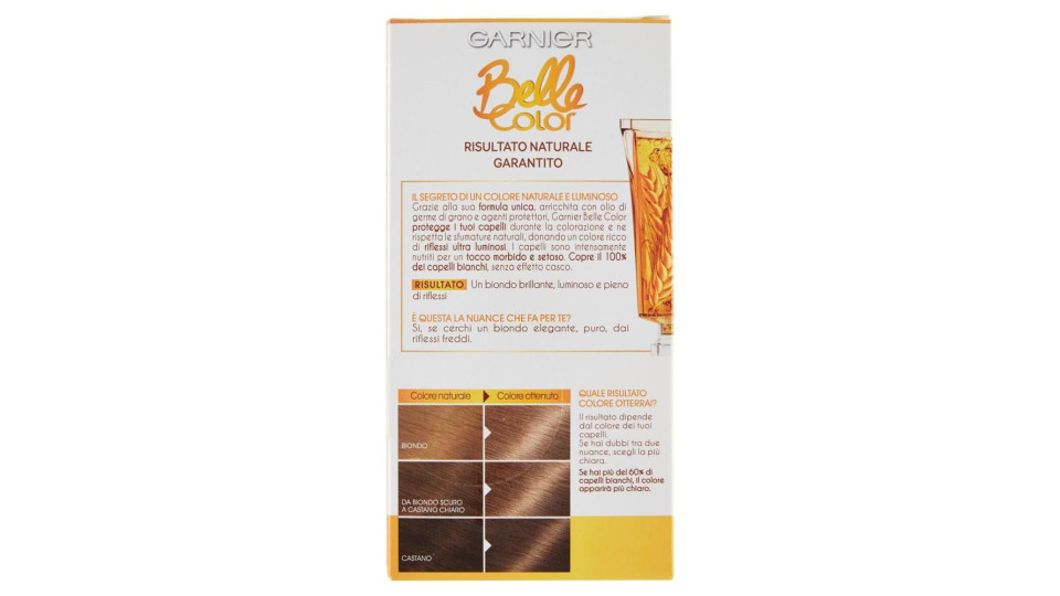 Garnier Belle Color Colore Luminoso, Tinta Per Capelli Bianchi 4 Biondo Cenere Naturale