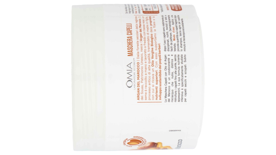 Omia Laboratori Ecobio Maschera Capelli Nutriente Argan Del Marocco 250 Ml
