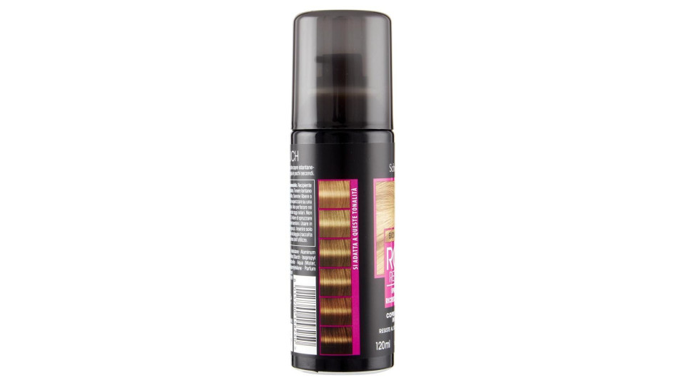 Schwarzkopf Root Retouch Spray Ritocco Ricrescita Immediato Biondo Scuro 120 Ml