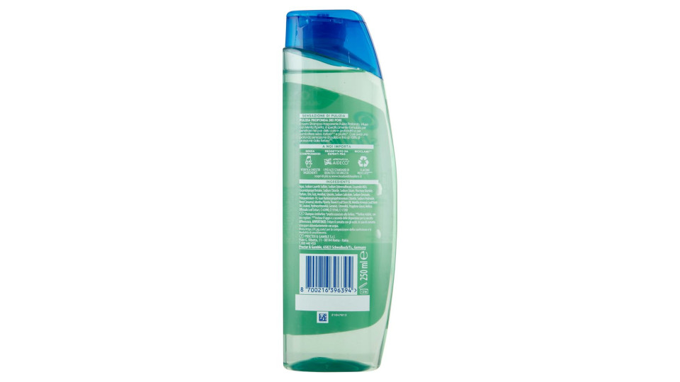Head & Shoulders Shampoo Antiforfora Antiprurito* Pulizia Profonda 250 Ml