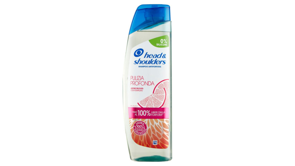 Head & Shoulders Shampoo Antiforfora Pulizia Profonda Per Cute Grassa 250 Ml