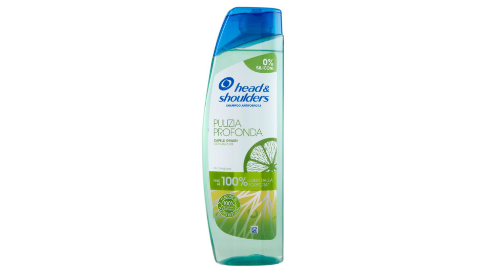 Head & Shoulders Shampoo Antiforfora Pulizia Profonda Capelli Grassi 250 Ml