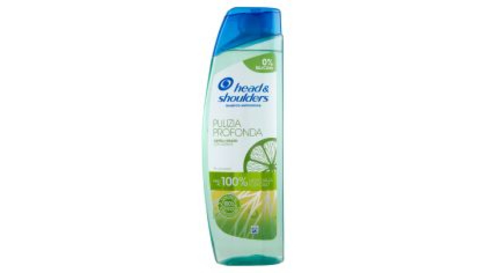 Head & Shoulders Shampoo Antiforfora Pulizia Profonda Capelli Grassi 250 Ml