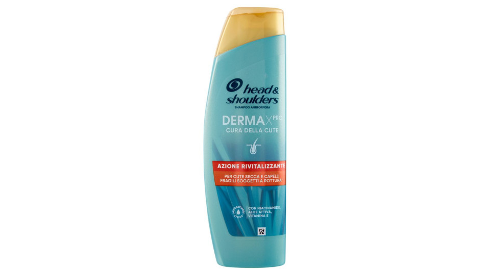 Head & Shoulders Shampoo Antiforfora Azione Rivitalizzzante Derma X Pro 250 Ml