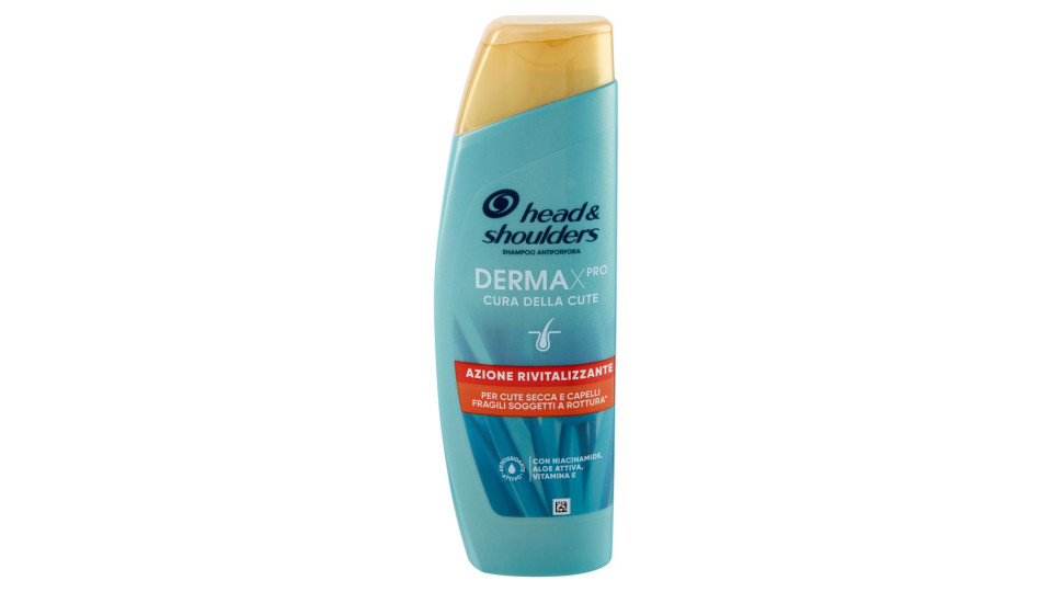 Head & Shoulders Shampoo Antiforfora Azione Rivitalizzzante Derma X Pro 250 Ml