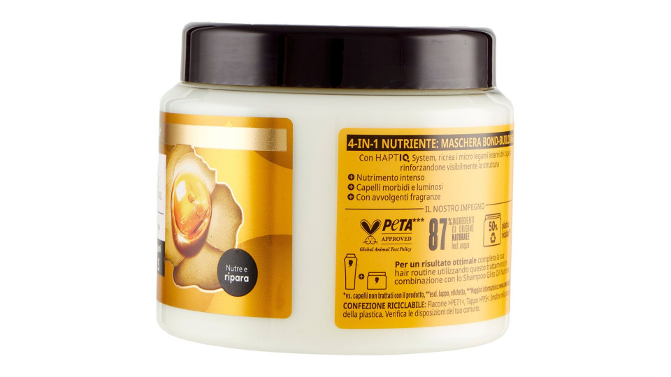 Gliss 4-in-1 Nutriente Maschera Bond-building Per Capelli 400 Ml
