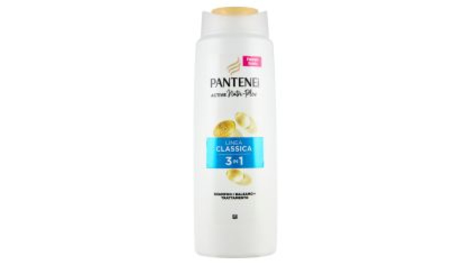 Pantene Pro-v Linea Classica 3 In 1 Shampoo + Balsamo + Trattamento Active Nutri-plex 625 Ml
