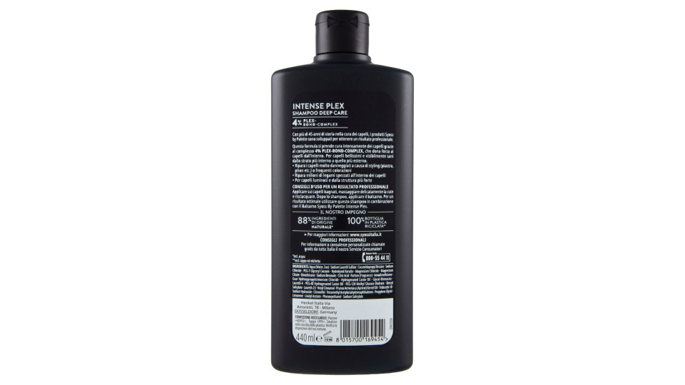 Syoss By Palette Intense Plex Shampoo Deep Care 440 Ml