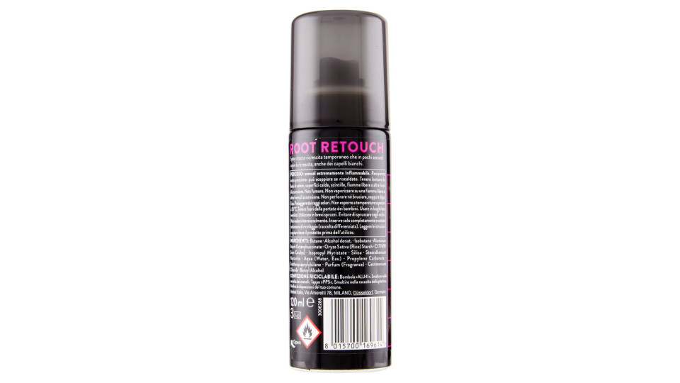 Syoss Root Retouch Colorazione Temporanea Nero 120 Ml