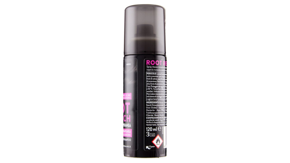 Syoss Root Retouch Colorazione Temporanea Nero 120 Ml