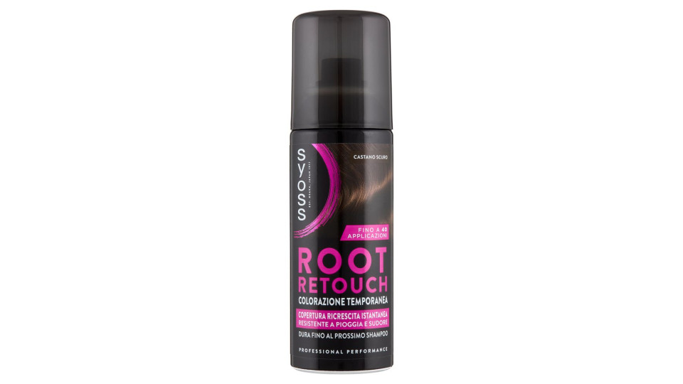 Syoss Root Retouch Colorazione Temporanea Castano Scuro 120 Ml