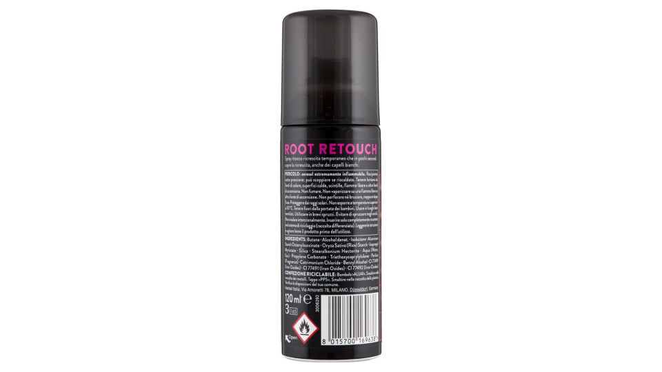 Syoss Root Retouch Colorazione Temporanea Castano Scuro 120 Ml