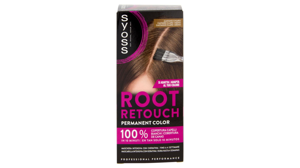 Syoss Root Retouch Permanent Color Castano Chiaro