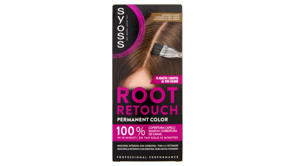 Syoss Root Retouch Permanent Color Castano Chiaro