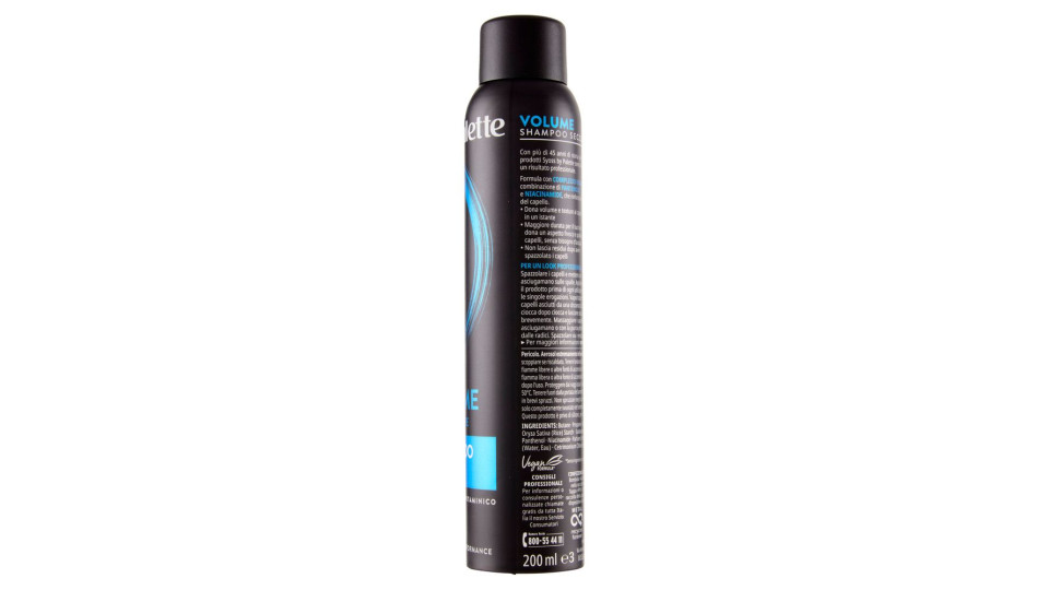 Syoss By Palette Volume Shampoo Secco 200 Ml