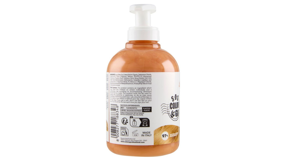 Alama Professional S.o.s. Color & Go Maschera Nutriente E Colorante Dorato 300 Ml