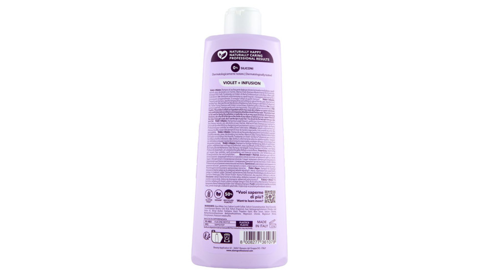 Alama Professional No Yellow Blonde Shampoo Mantenimento Biondo 500 Ml