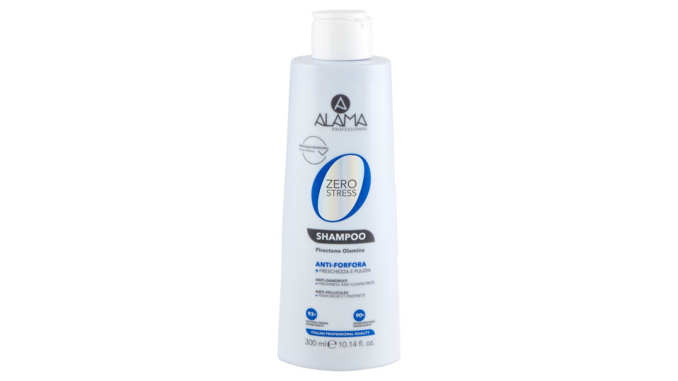 Alama Professional Zero Stress Shampoo Anti-forfora 300 Ml