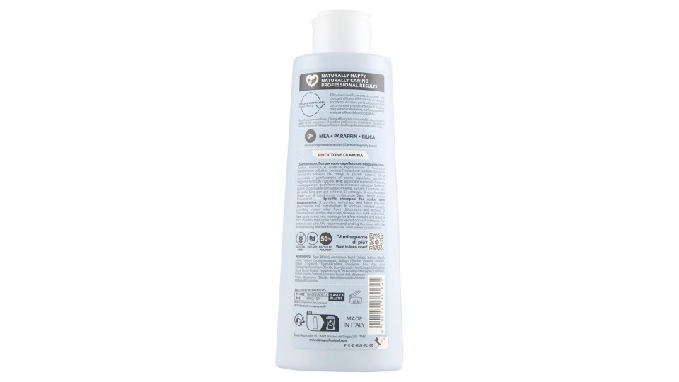 Alama Professional Zero Stress Shampoo Anti-forfora 300 Ml