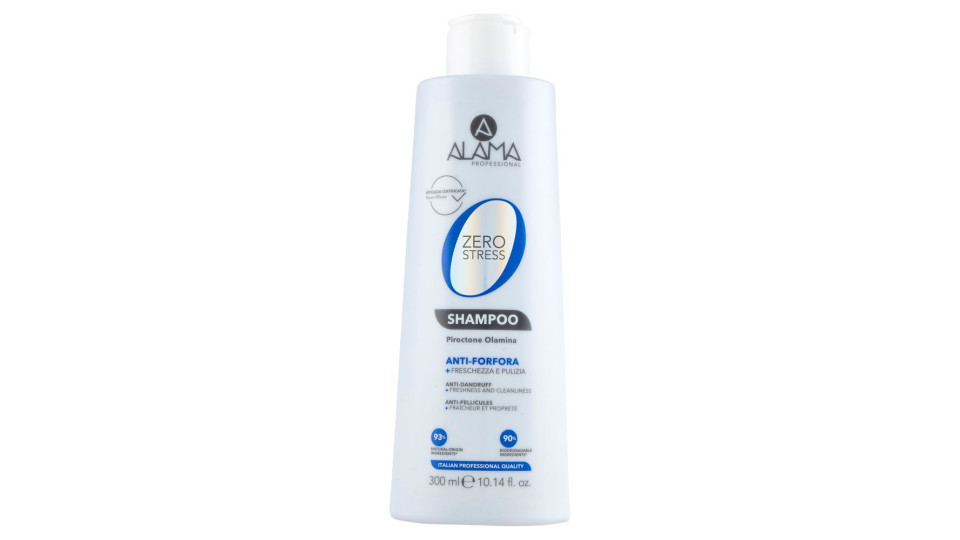 Alama Professional Zero Stress Shampoo Anti-forfora 300 Ml