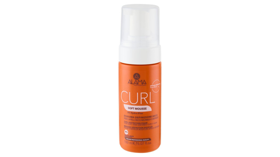 Alama Professional Curl Soft Mousse Schiuma Definizione Ricci 150 Ml