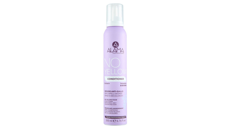Alama Professional No Yellow Conditioner Mousse Anti-giallo 200 Ml