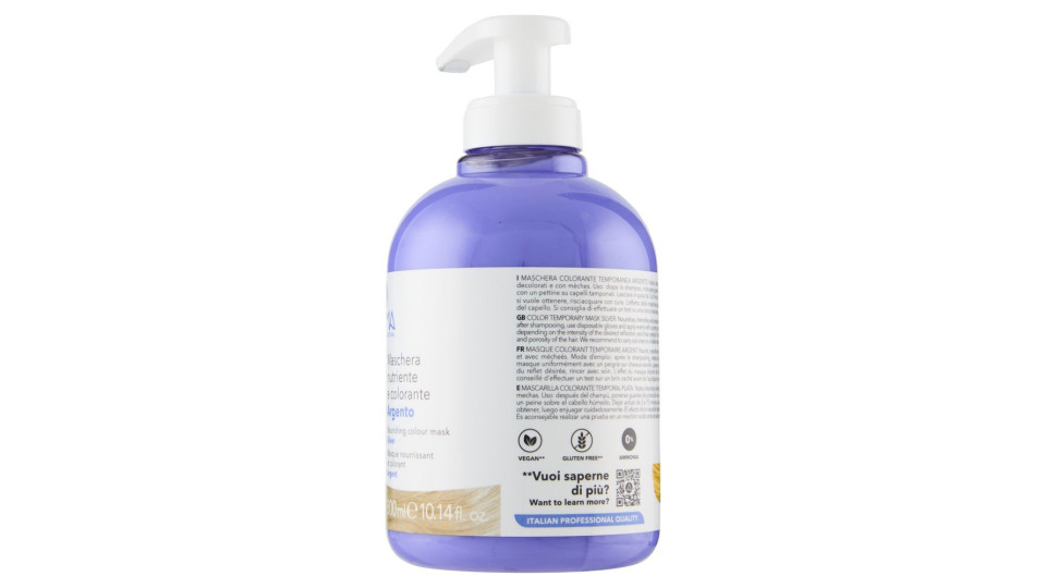 Alama Professional S.o.s. Color & Go Maschera Nutriente E Colorante Argento 300 Ml