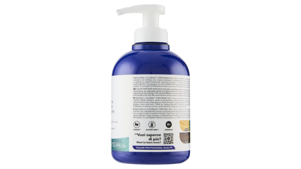 Alama Professional S.o.s. Color & Go Maschera Nutriente E Colorante Blu 300 Ml