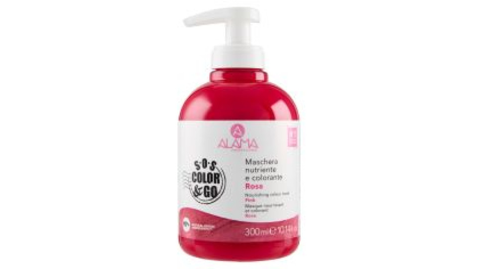 Alama Professional S.o.s. Color & Go Maschera Nutriente E Colorante Rosa 300 Ml
