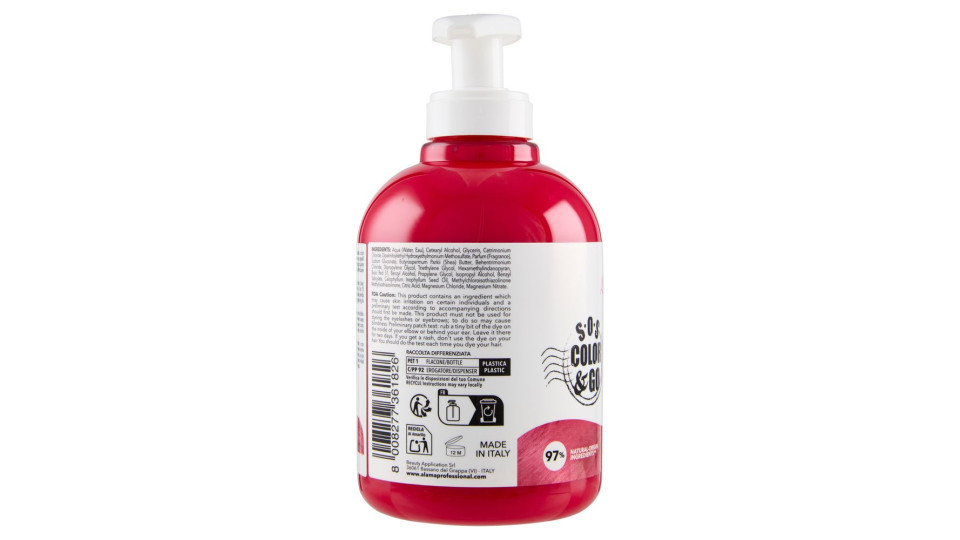 Alama Professional S.o.s. Color & Go Maschera Nutriente E Colorante Rosa 300 Ml
