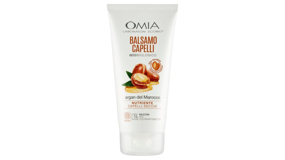 Omia Laboratori Ecobio Balsamo Capelli Ecobiologico Argan Del Marocco Nutriente 180 Ml