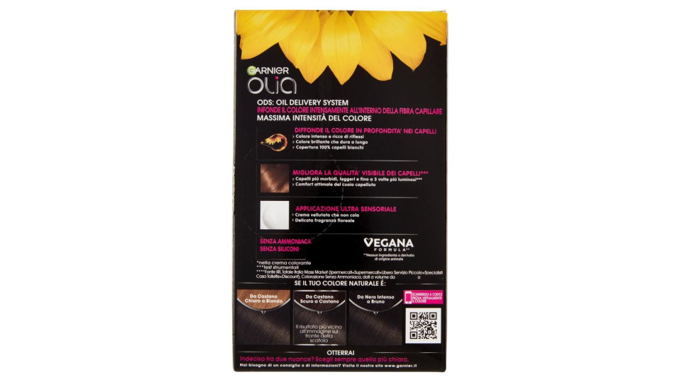 Garnier Olia Tinta Capelli, Senza Ammoniaca, Soft Black 30