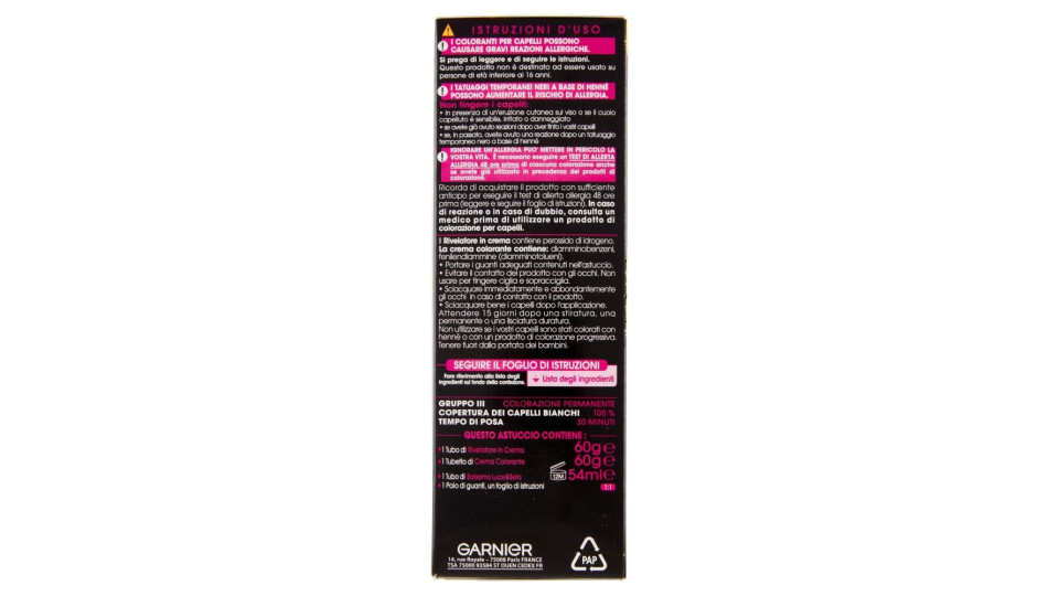 Garnier Olia Tinta Capelli, Senza Ammoniaca, Light Brown 60