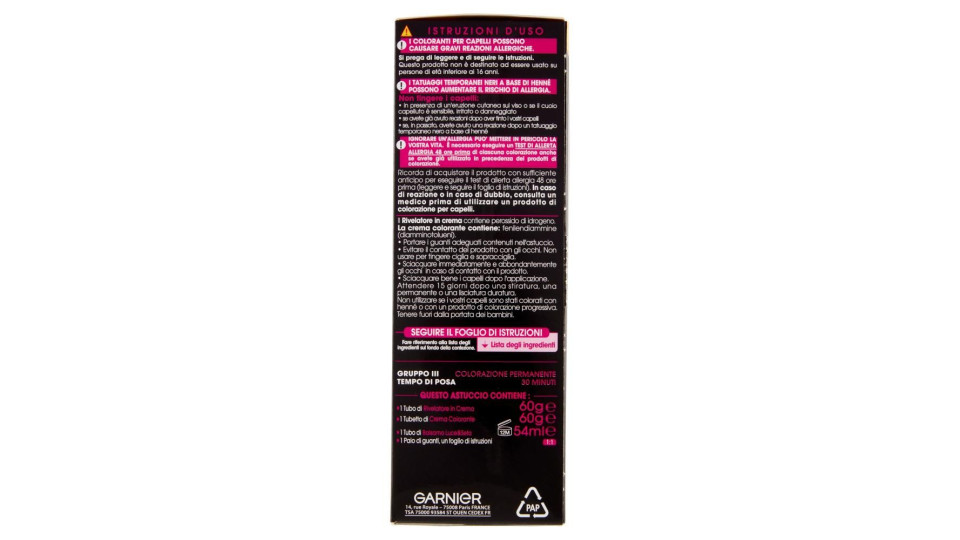 Garnier Olia Tinta Capelli, Senza Ammoniaca, Intense Red 660