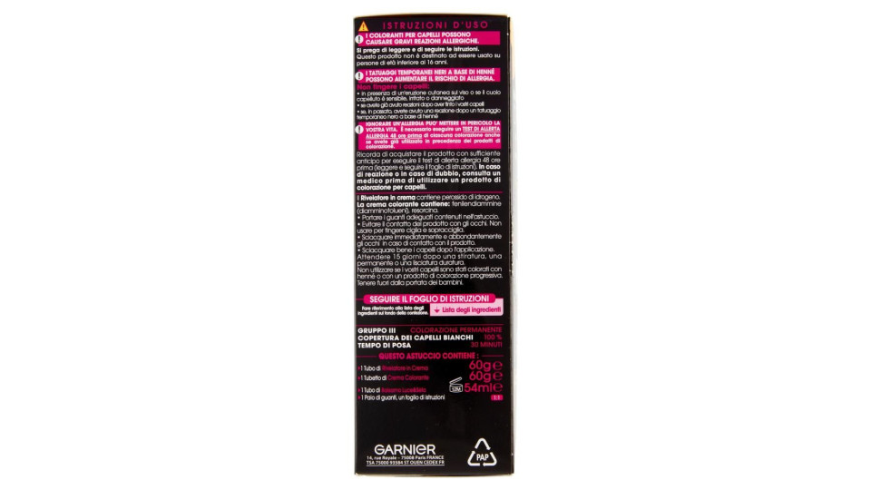 Garnier Olia Tinta Capelli, Senza Ammoniaca, Light Chocolate 635