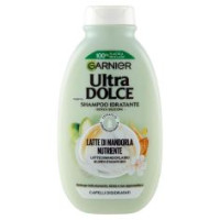 Garnier Ultra Dolce Shampoo Latte Di Mandorla, Shampoo Nutriente Per Capelli Normali, 250 Ml