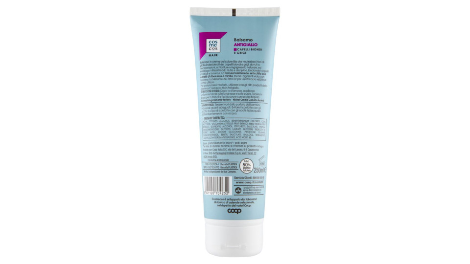 Balsamo Antigiallo Hair 250 Ml