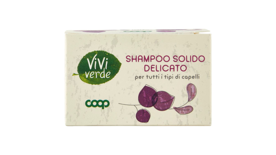 Shampoo Solido Delicato Per Tutti I Tipi Di Capelli 60 G