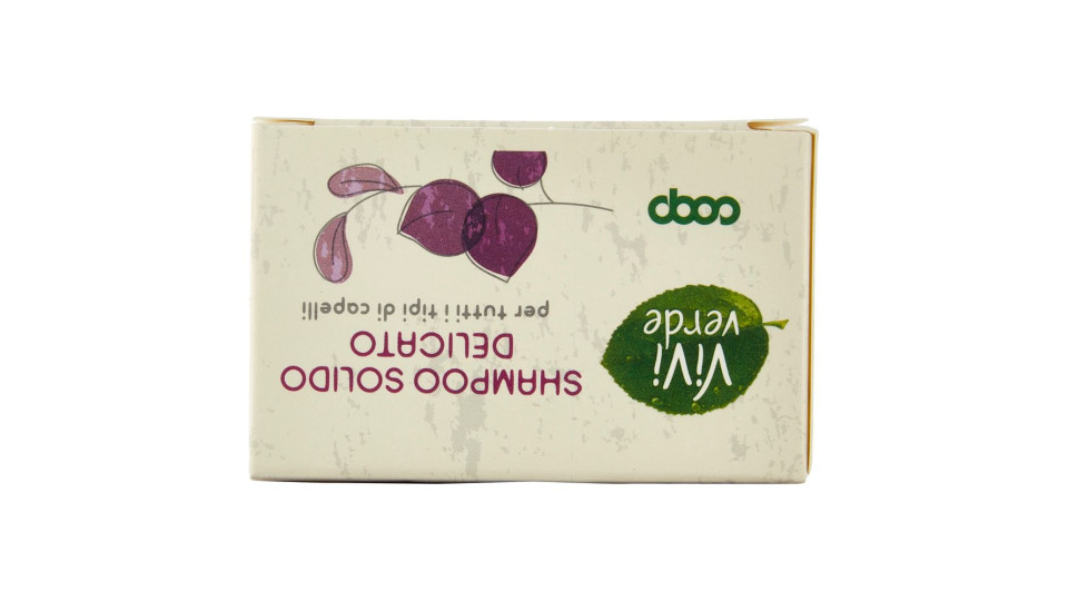 Shampoo Solido Delicato Per Tutti I Tipi Di Capelli 60 G