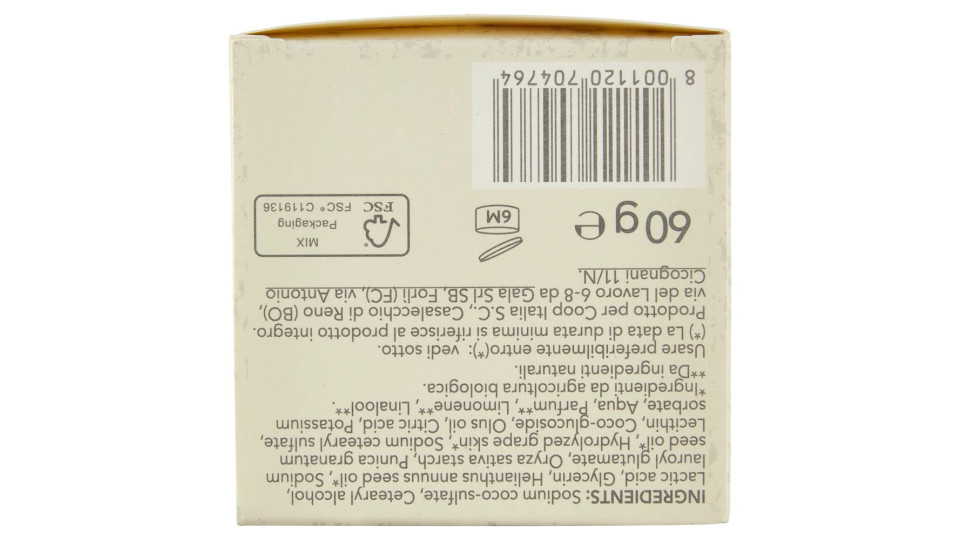 Shampoo Solido Delicato Per Tutti I Tipi Di Capelli 60 G